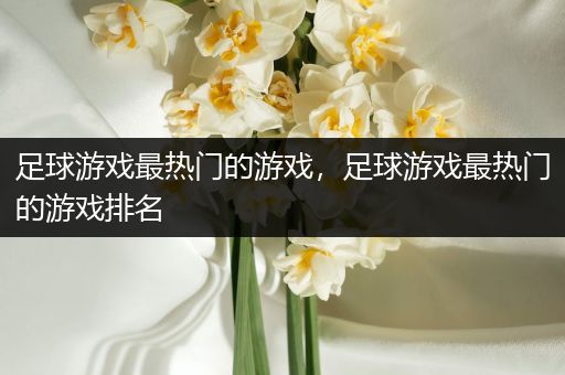 足球游戏最热门的游戏，足球游戏最热门的游戏排名