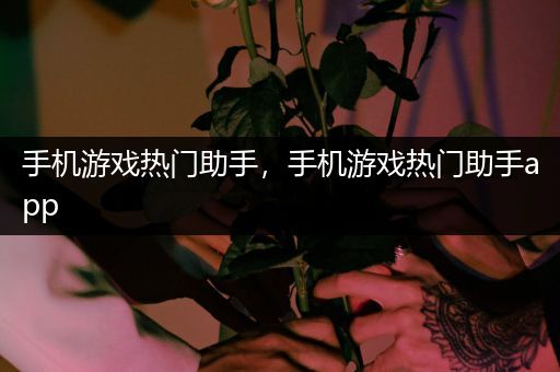 手机游戏热门助手，手机游戏热门助手app