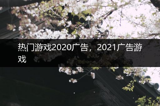 热门游戏2020广告，2021广告游戏