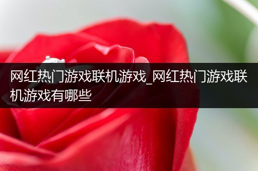 网红热门游戏联机游戏_网红热门游戏联机游戏有哪些