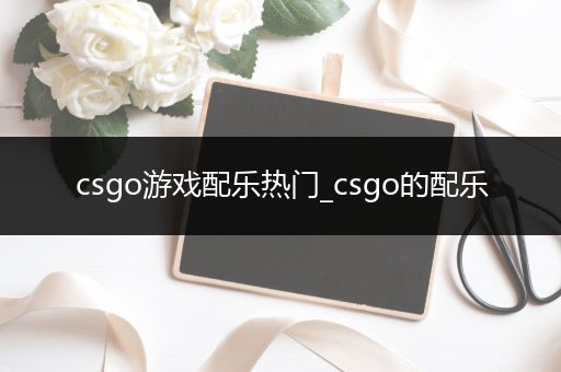 csgo游戏配乐热门_csgo的配乐