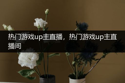 热门游戏up主直播，热门游戏up主直播间