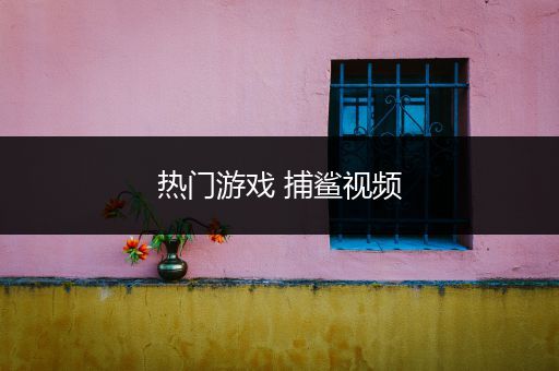 热门游戏 捕鲨视频