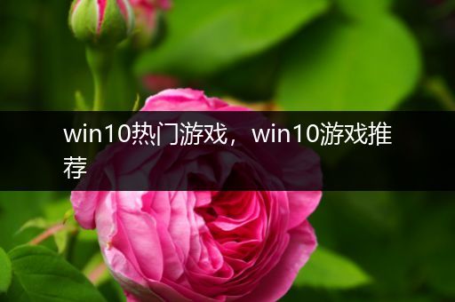 win10热门游戏，win10游戏推荐