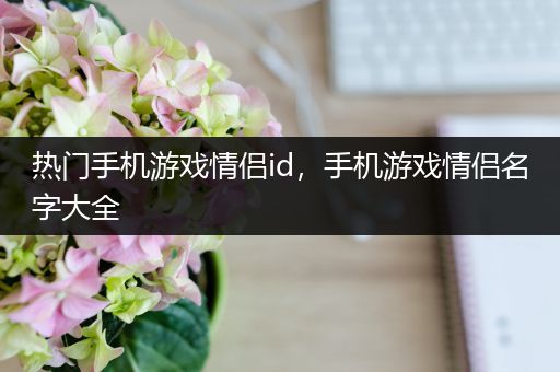 热门手机游戏情侣id，手机游戏情侣名字大全