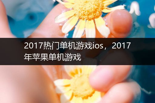 2017热门单机游戏ios，2017年苹果单机游戏