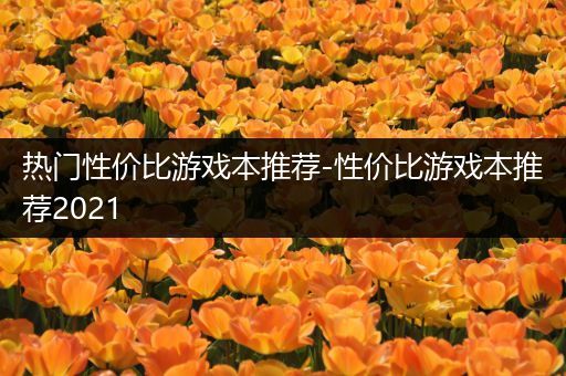 热门性价比游戏本推荐-性价比游戏本推荐2021