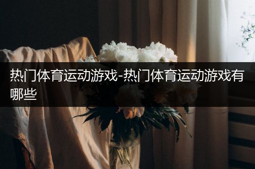 热门体育运动游戏-热门体育运动游戏有哪些