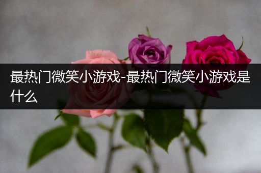 最热门微笑小游戏-最热门微笑小游戏是什么