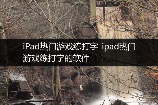 iPad热门游戏练打字-ipad热门游戏练打字的软件