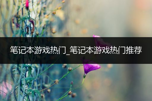 笔记本游戏热门_笔记本游戏热门推荐