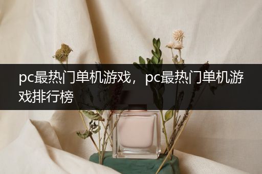 pc最热门单机游戏，pc最热门单机游戏排行榜