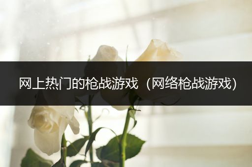 网上热门的枪战游戏（网络枪战游戏）